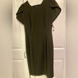 NWOT Calvin Klein Black Pencil Midi Dress (size 8)